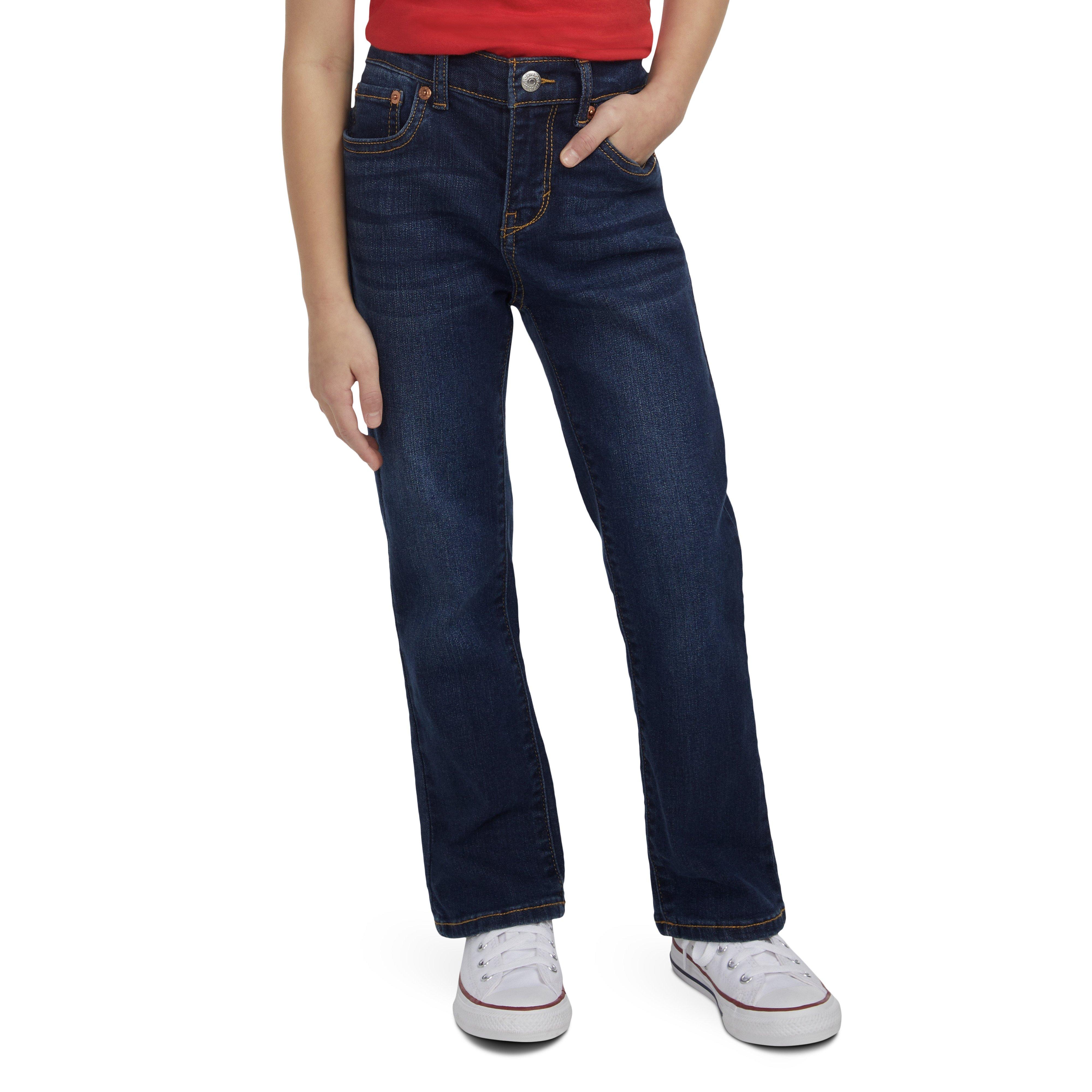 Levi's Little Girls' Classic Bootcut Navy Wash Denim Jeans - NAVY
